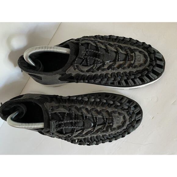 Keen Sz Eu 42 Sz 9.5 Blk/Gray Paracord Uneek Braided Corde Slip On Clsd Heel - Picture 3 of 8